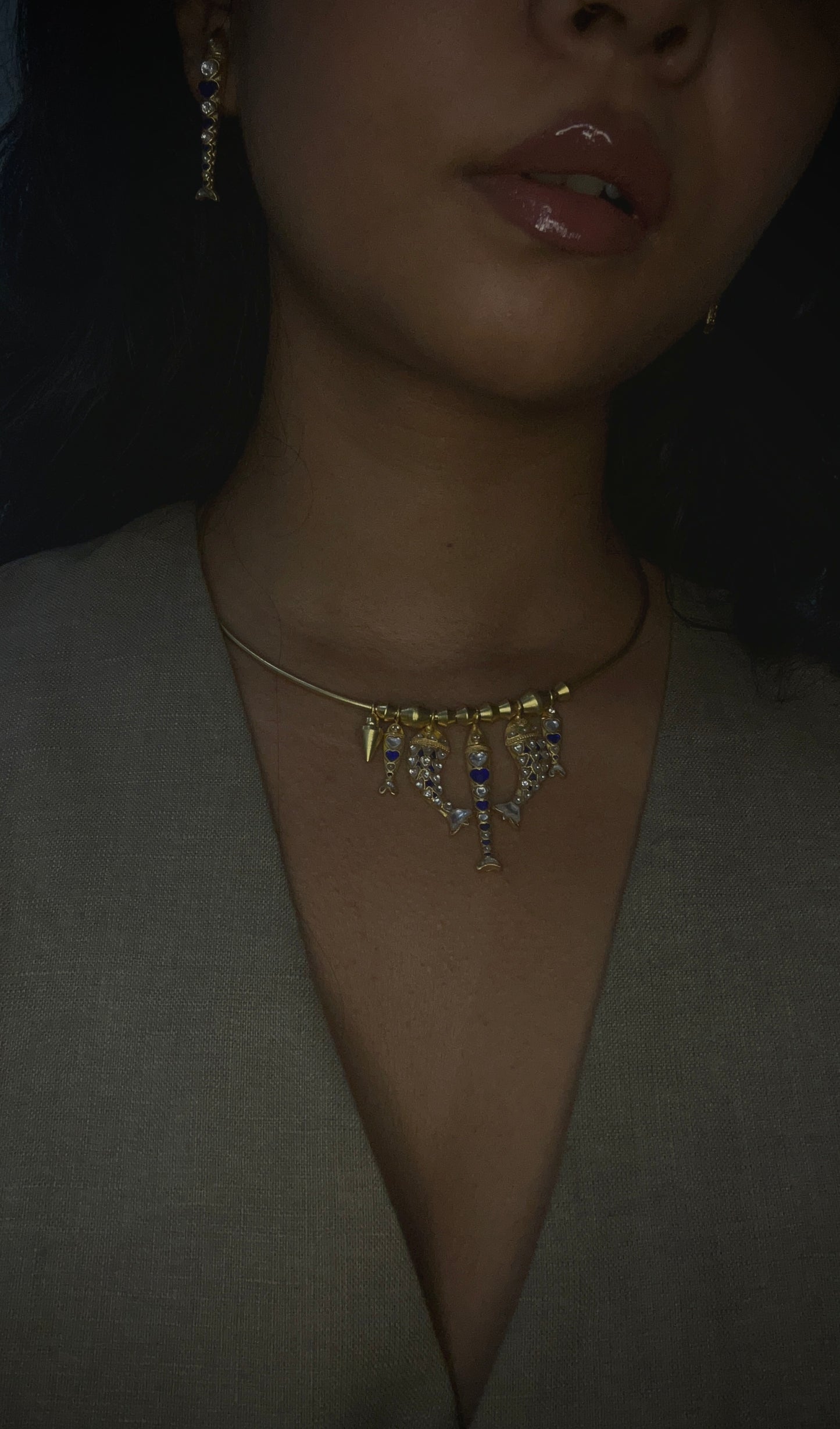 Matsyam choker