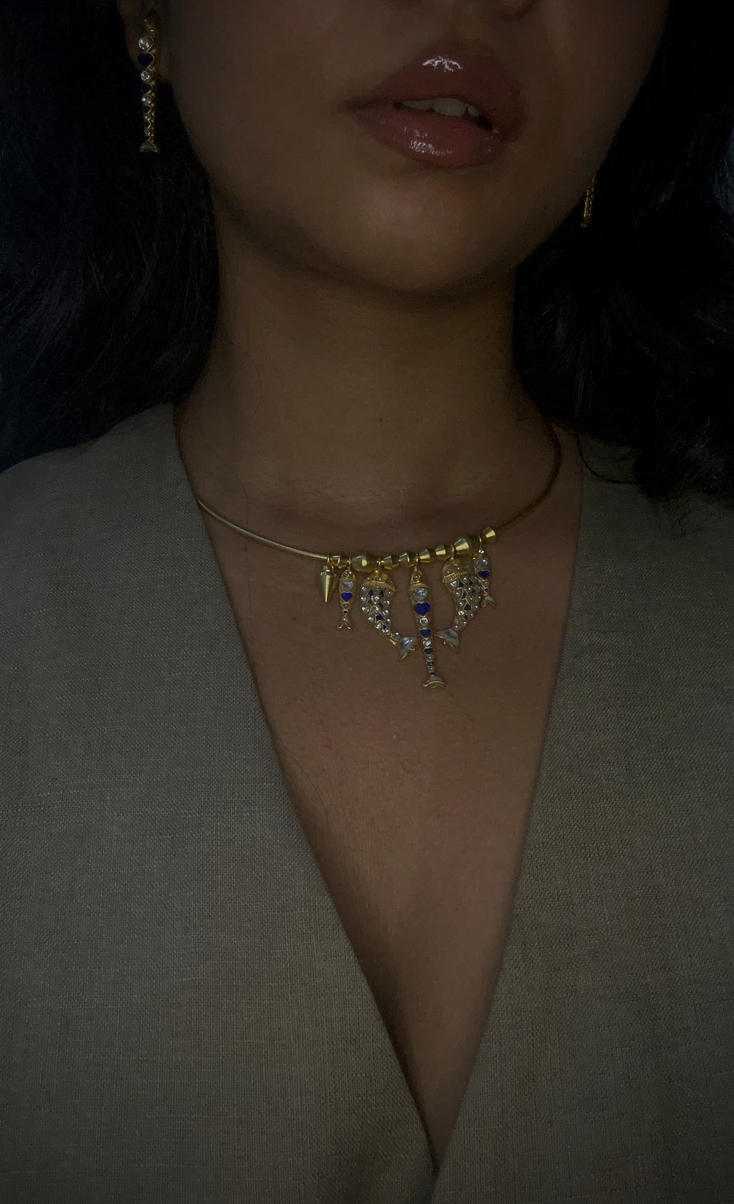 Matsyam choker