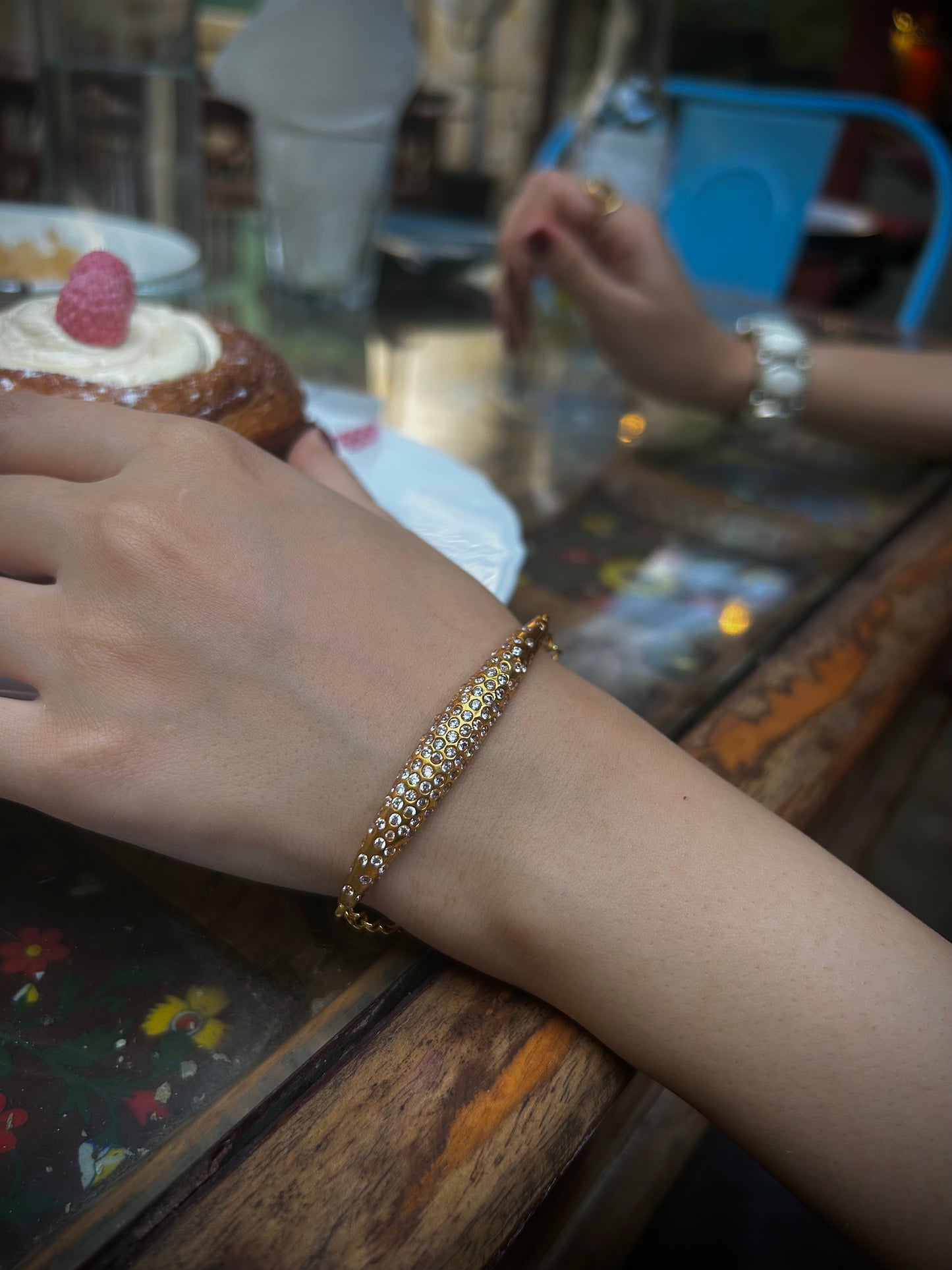 Diamond studded bracelet/Anklet