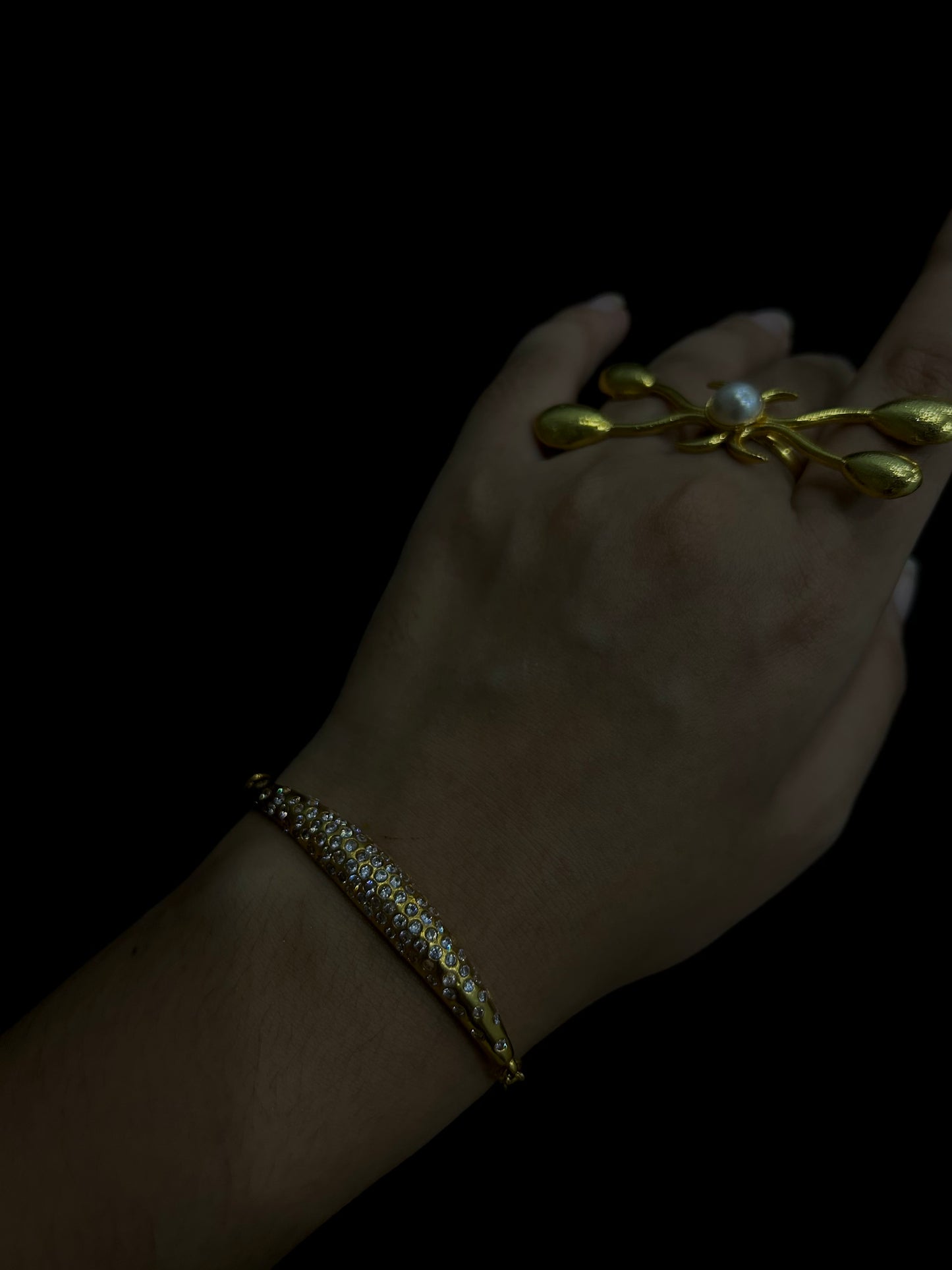 Diamond studded bracelet/Anklet