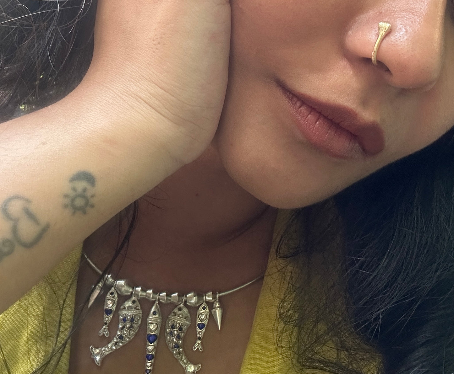 Snake nose ring
