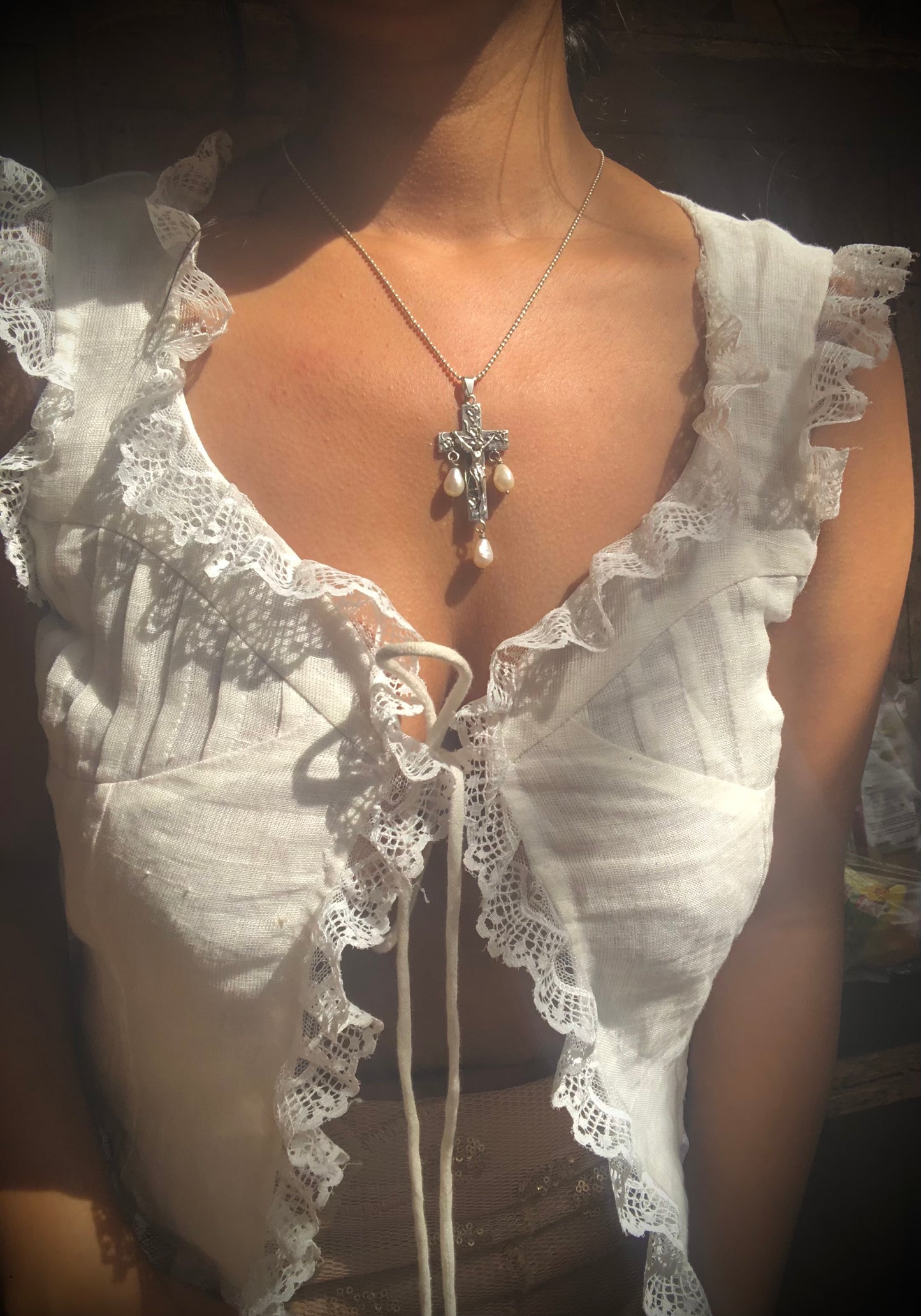 CRUCIFIX IN SILVER