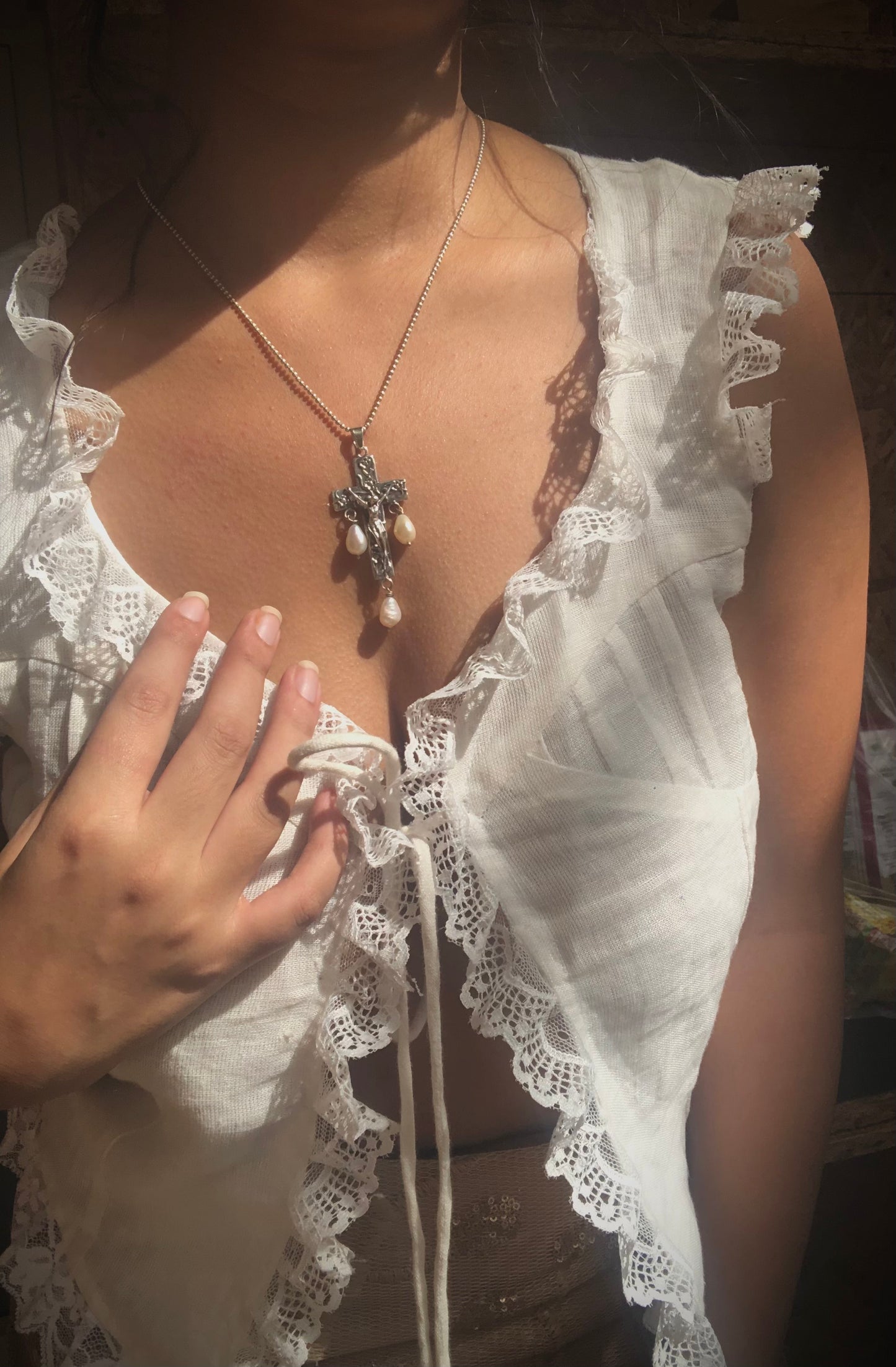 CRUCIFIX IN SILVER