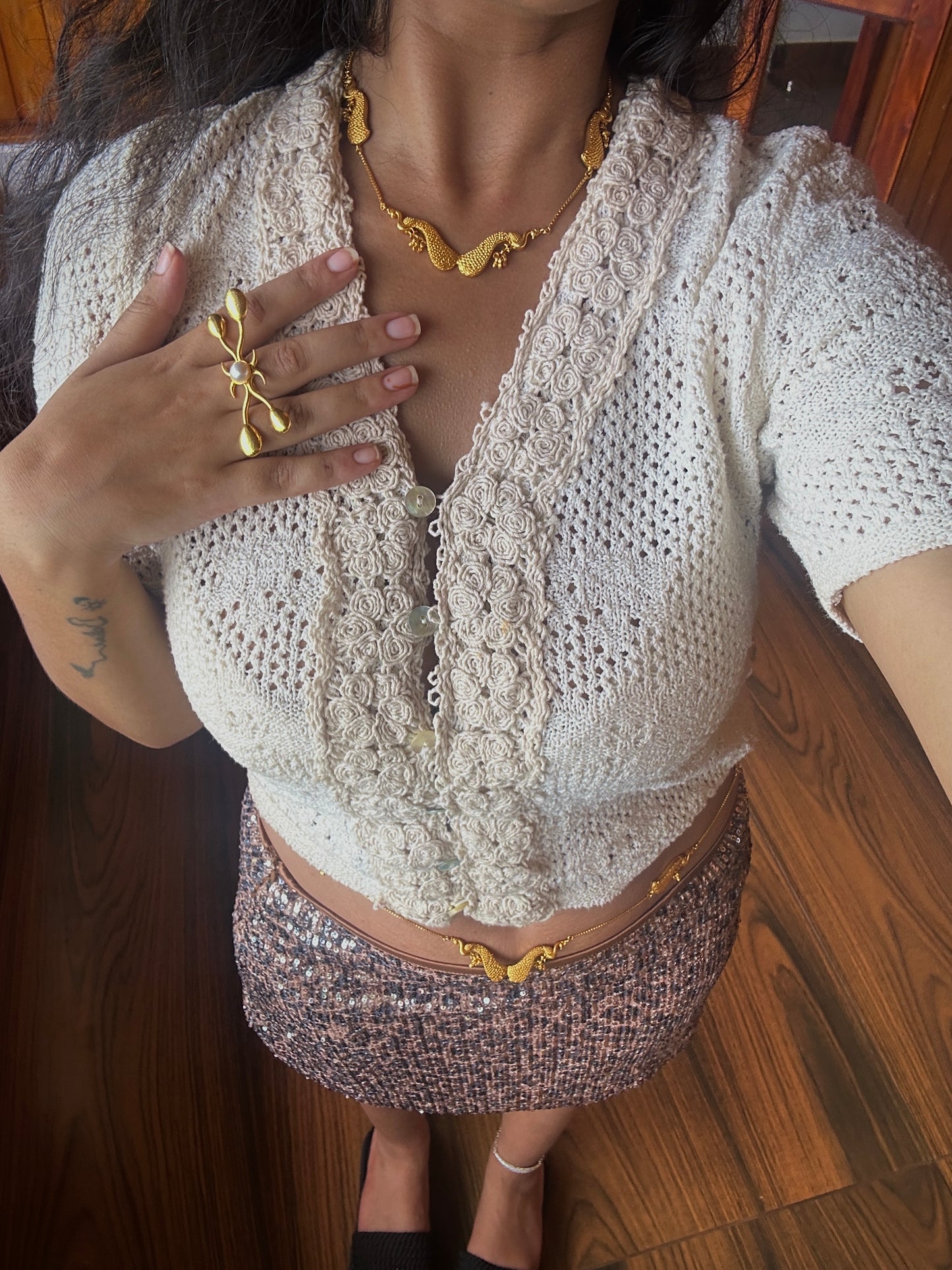 Mayil waist chain & choker