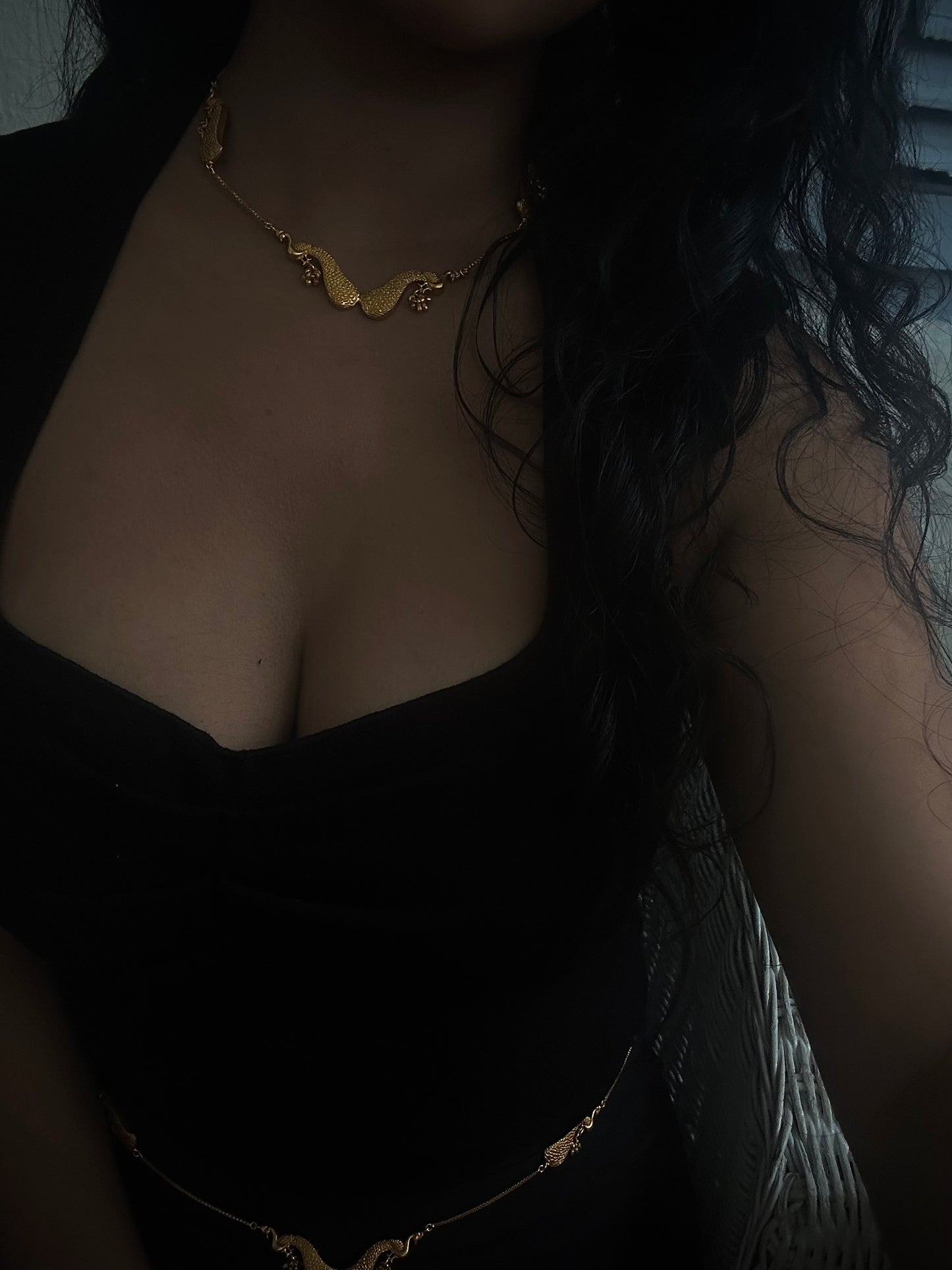 Mayil waist chain & choker