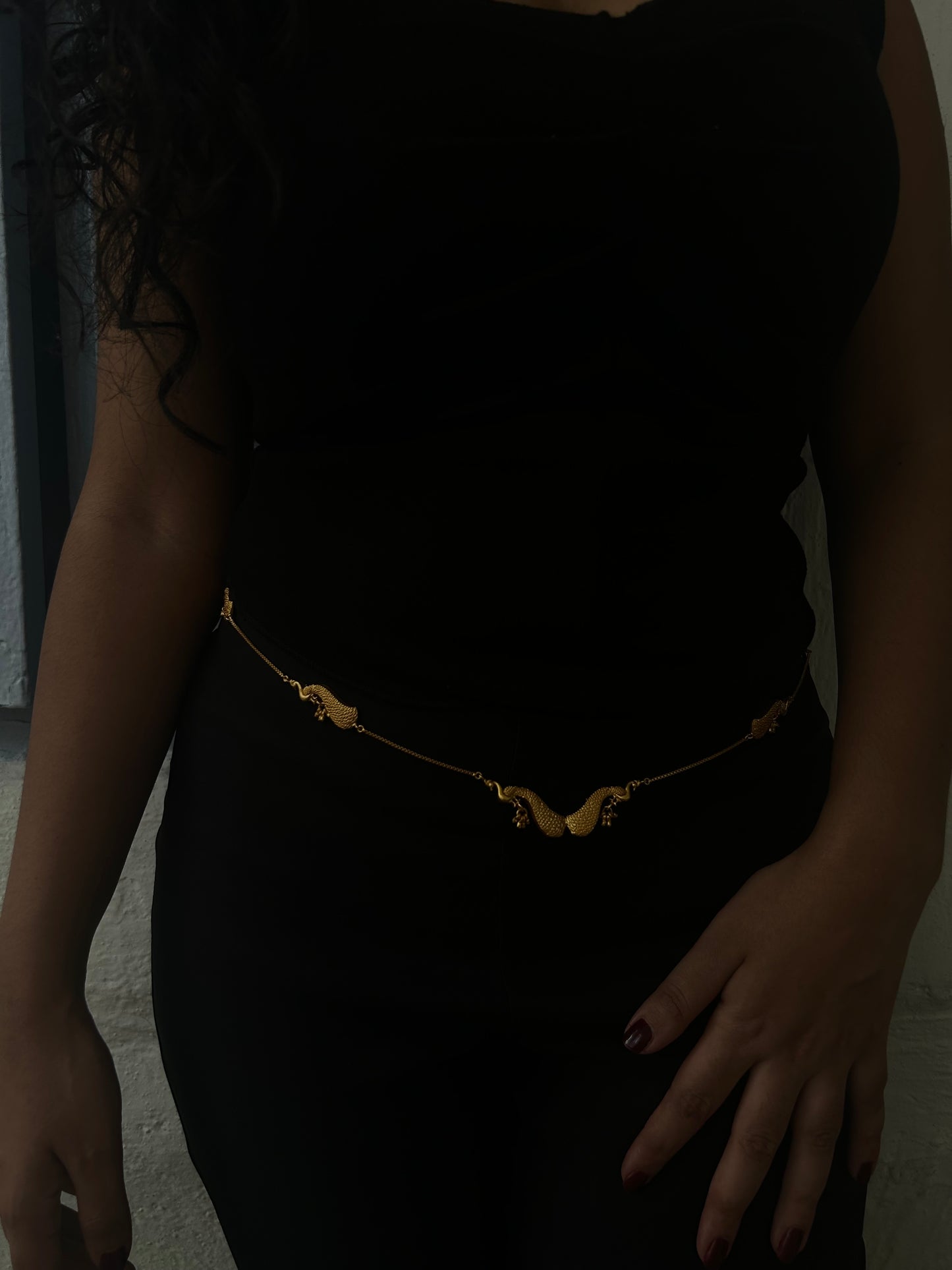 Mayil waist chain & choker