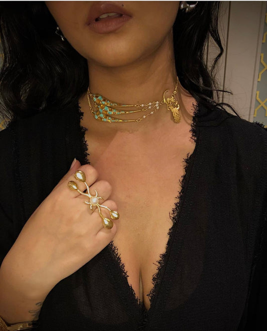  AZURE ALLURE CHOKER
