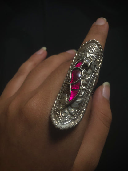 FUCHSIA CIRCLET RING